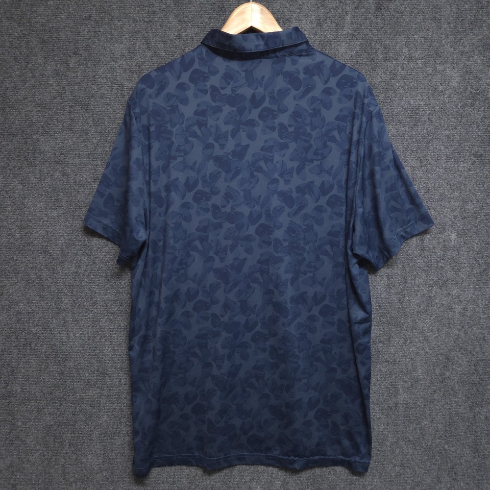 Adidas Disney Golf Mickey Mouse Prisma Print Polo Mens XL Blue Short Sleeve - Picture 2 of 10